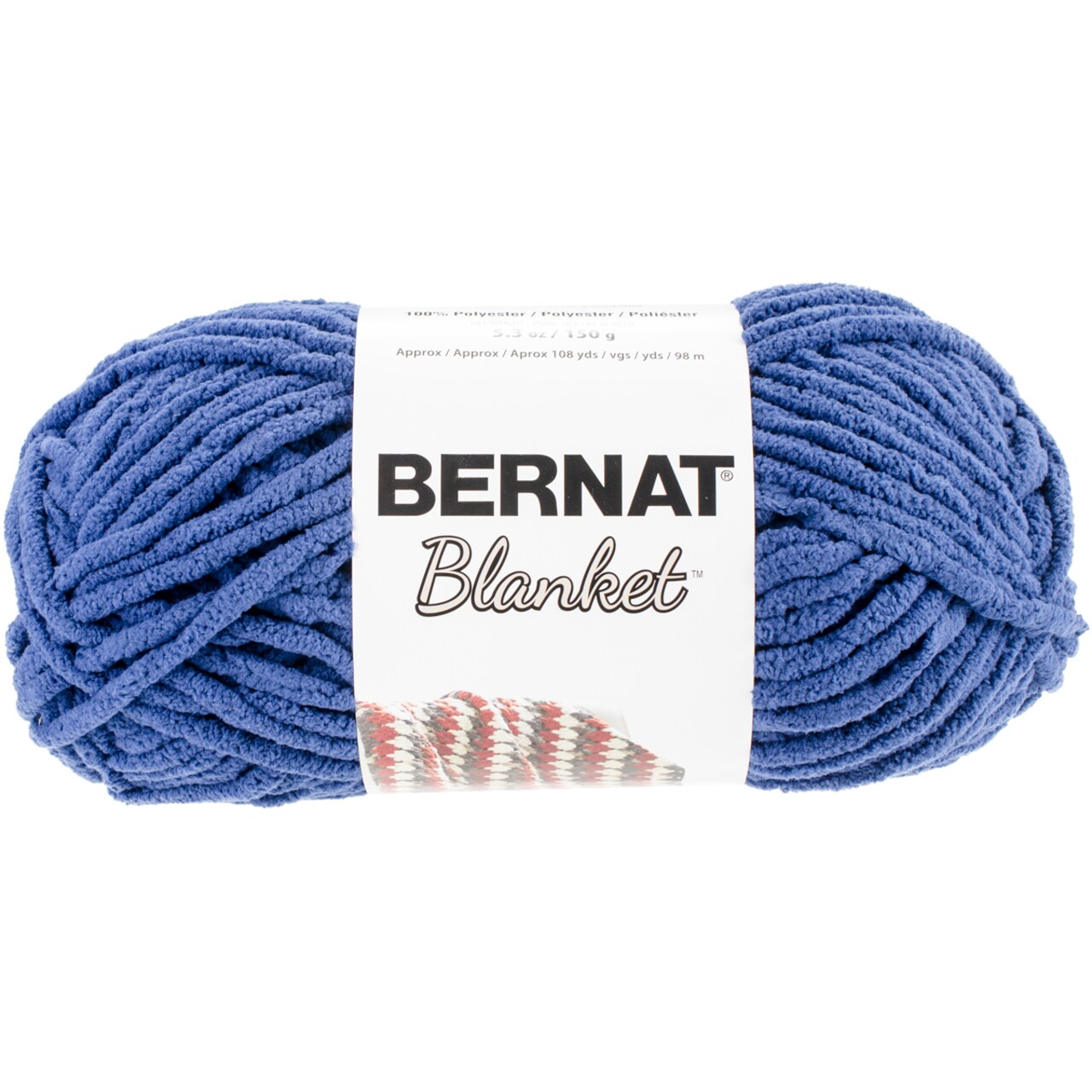 Bernat Blanket Yarn Navy